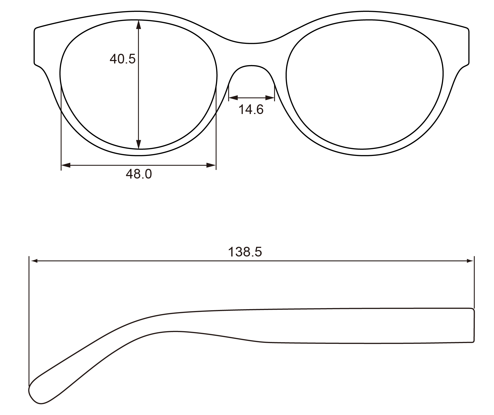 Blue Shelby Reading Glasses