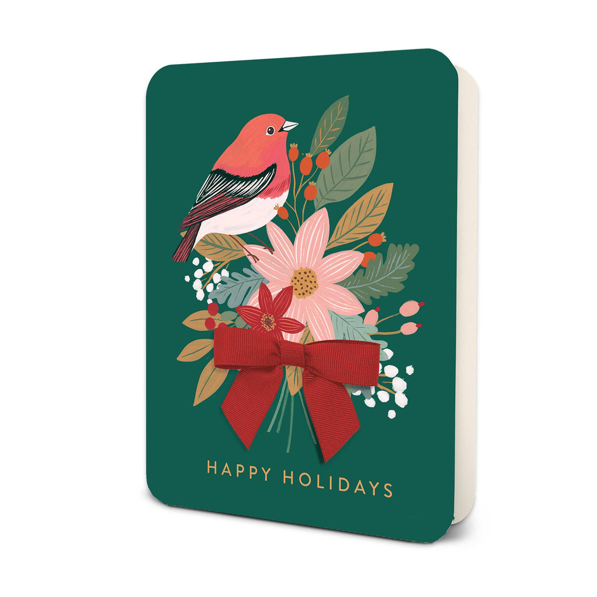 Christmas Nature's Celebration Deluxe Greeting Card