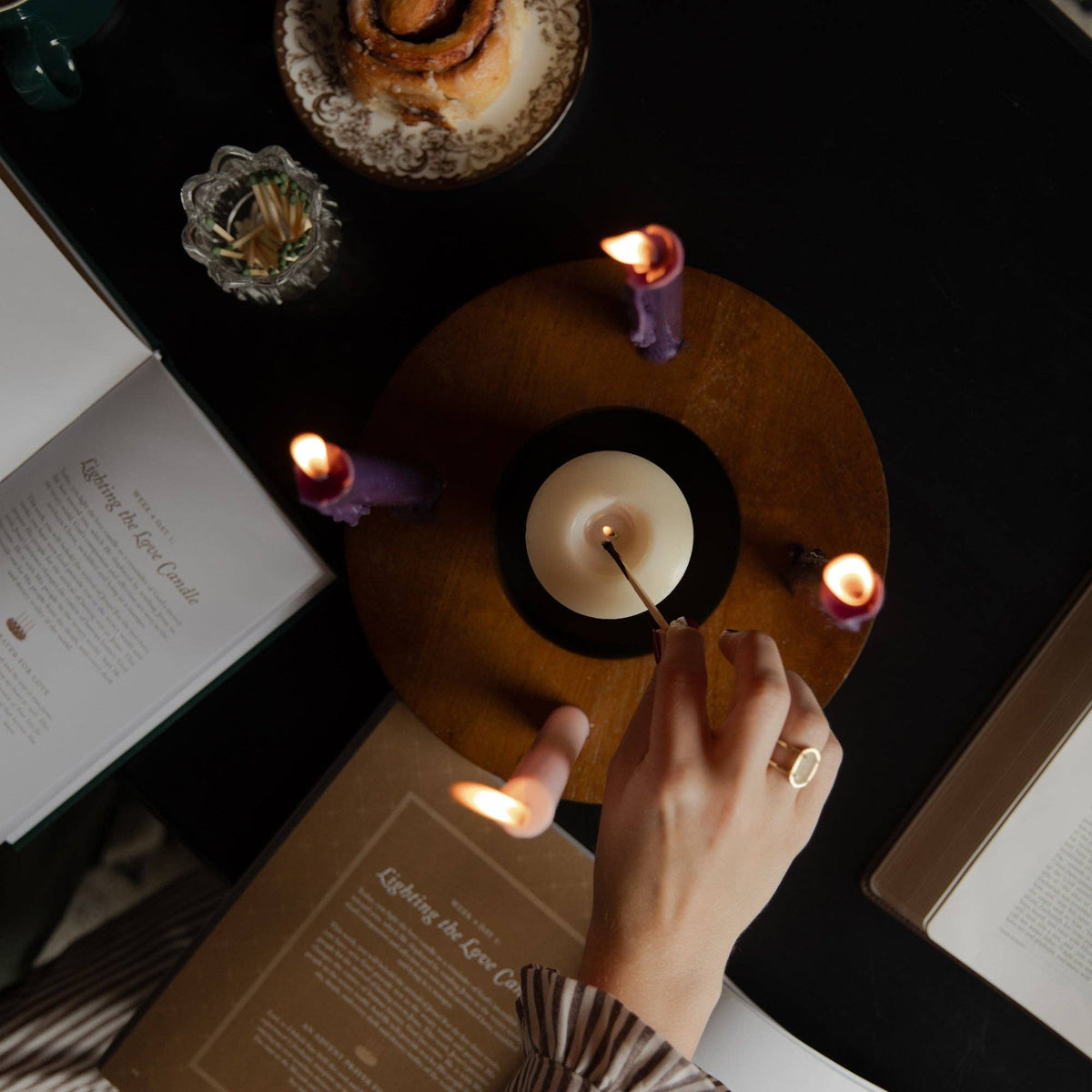 Wooden Advent Candle Ring