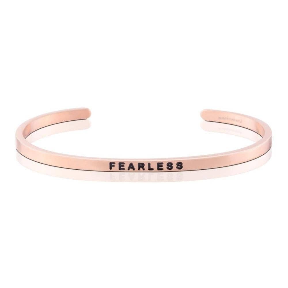 Fearless - inspirational mantraband® cuff bracelet