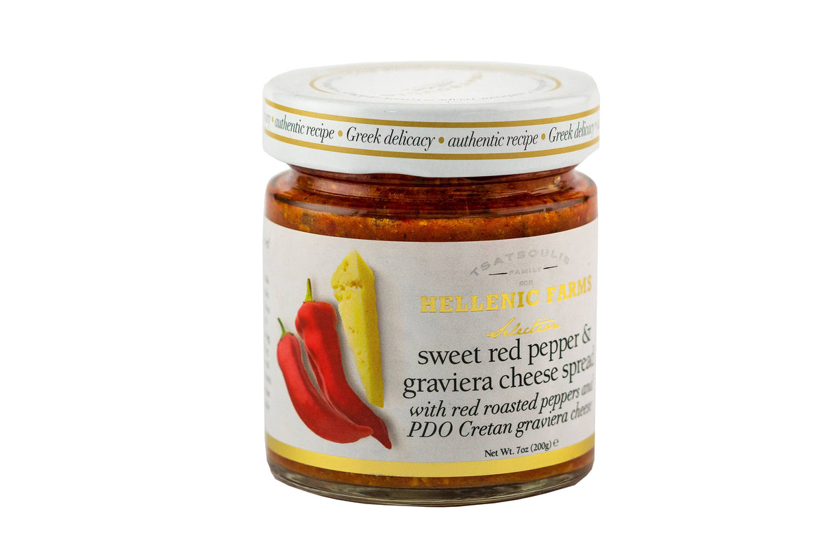 Sweet Red Pepper and Graviera Cheese Spread