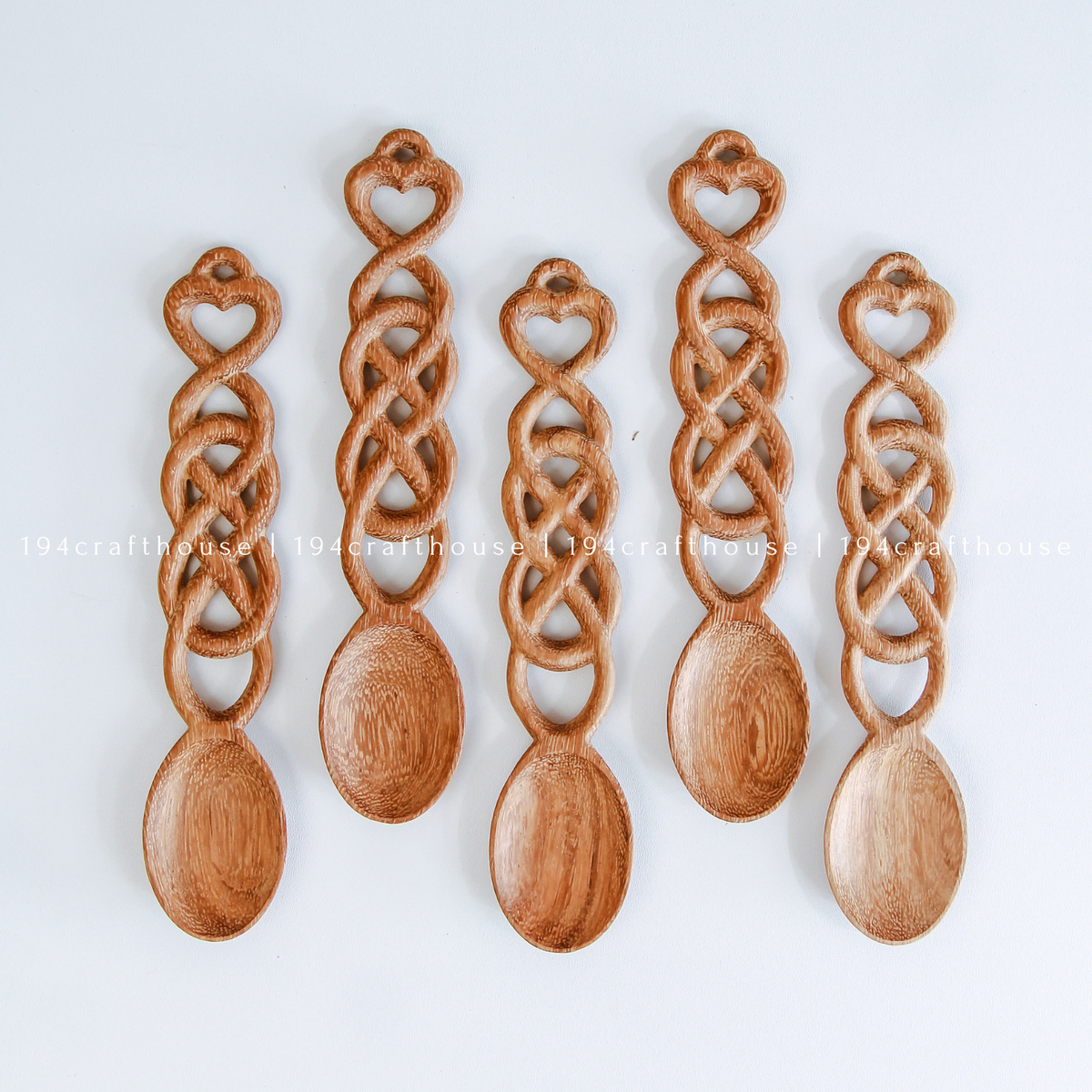 Welsh Love Spoon - Wooden Heart Spoon - Valentine Gifts