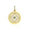 Evil Eye All Gold Pendant Small