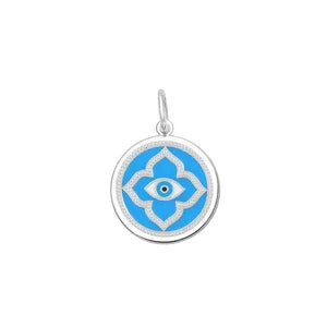 Evil Eye Silver Turquoise Small