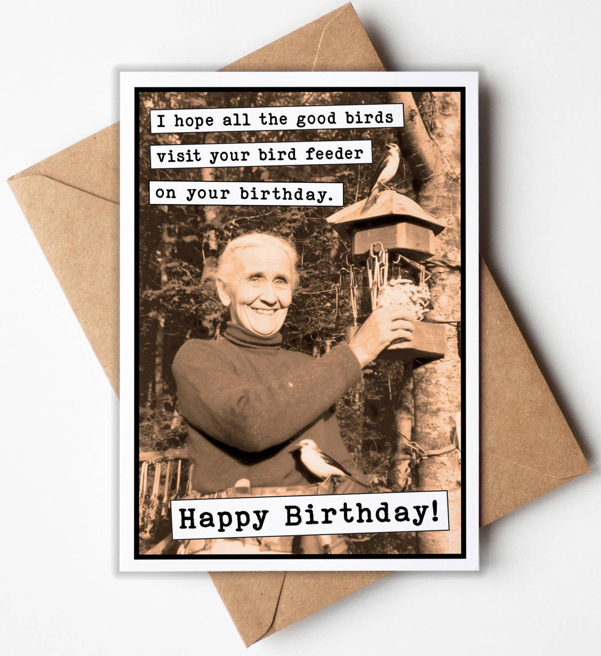 Birthday Cards, Greeting Cards, Funny Cards.  I Hope all the good birds visit your bird feeder...