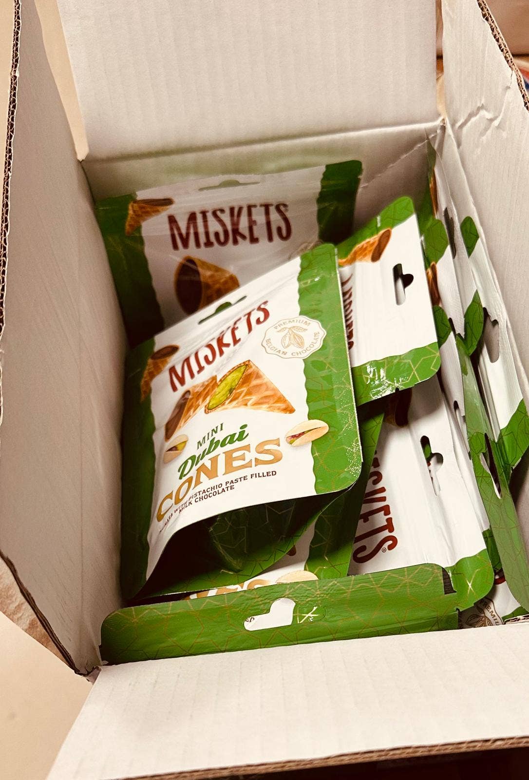 Dubai Chocolate Mini Cones