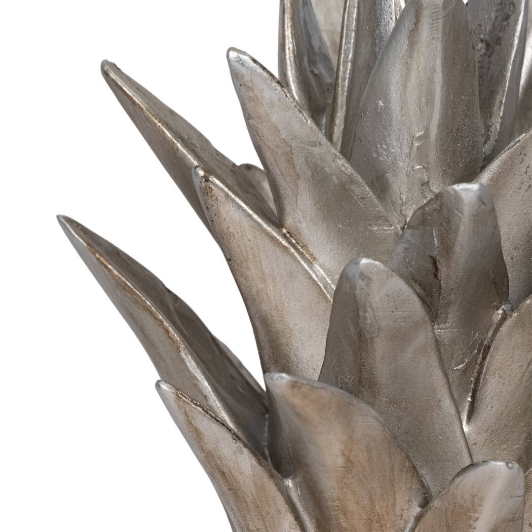 Polyresin Seashell Pineapple Decor Sculpture - Multi, 12 in.