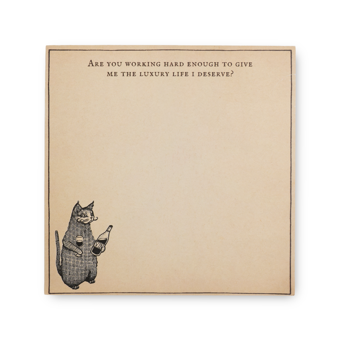 Are You Working Hard Enough Square  Notepad