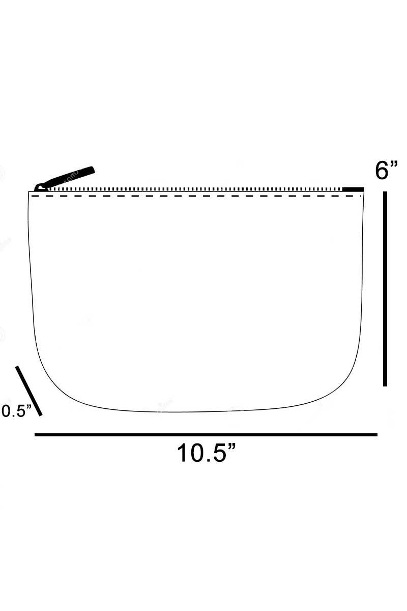 Metallic Accent Jute Envelope Clutch Bag