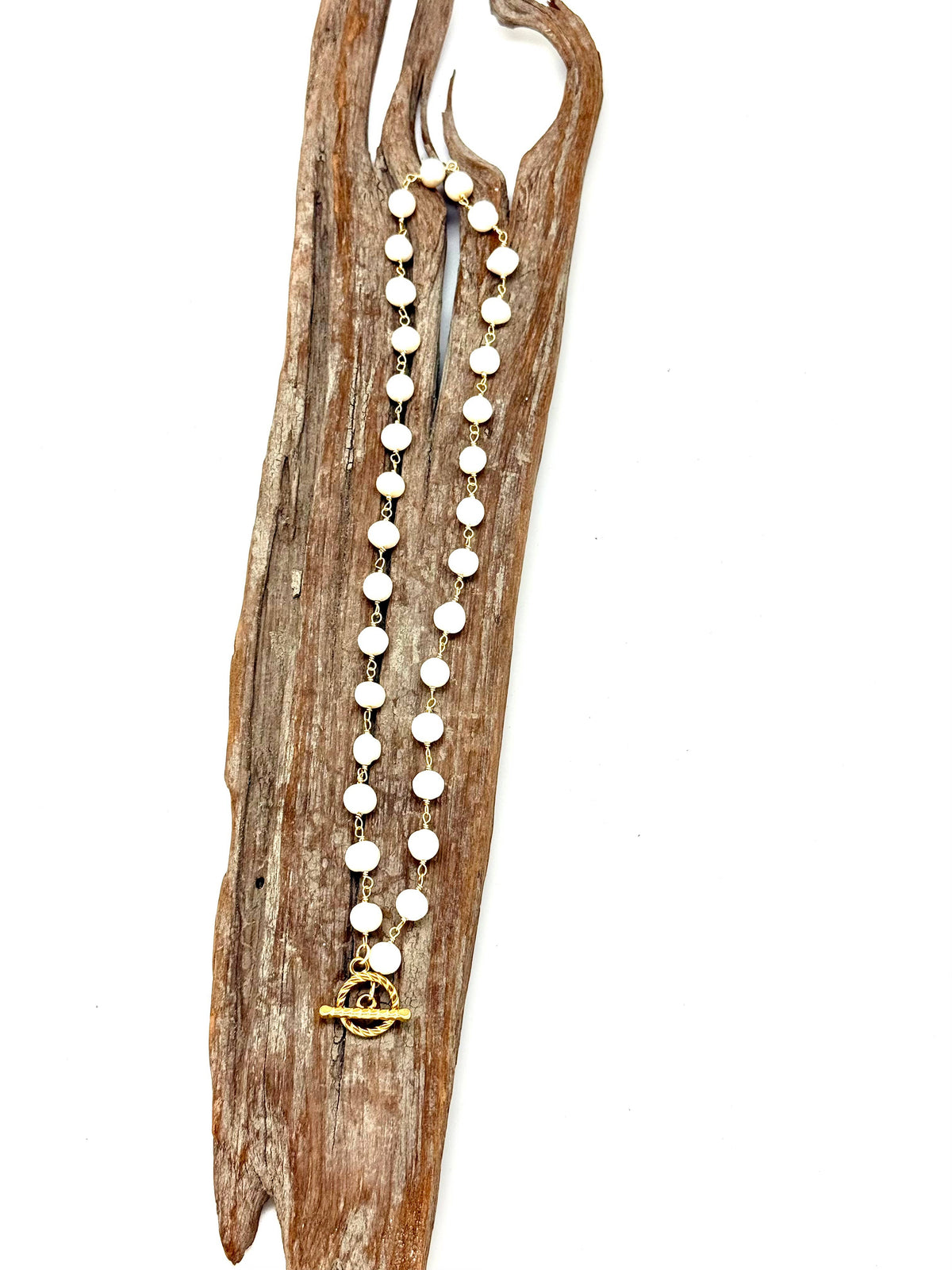 Necklace Genuine Freshwater Pearl on 14kWirePlated 18”