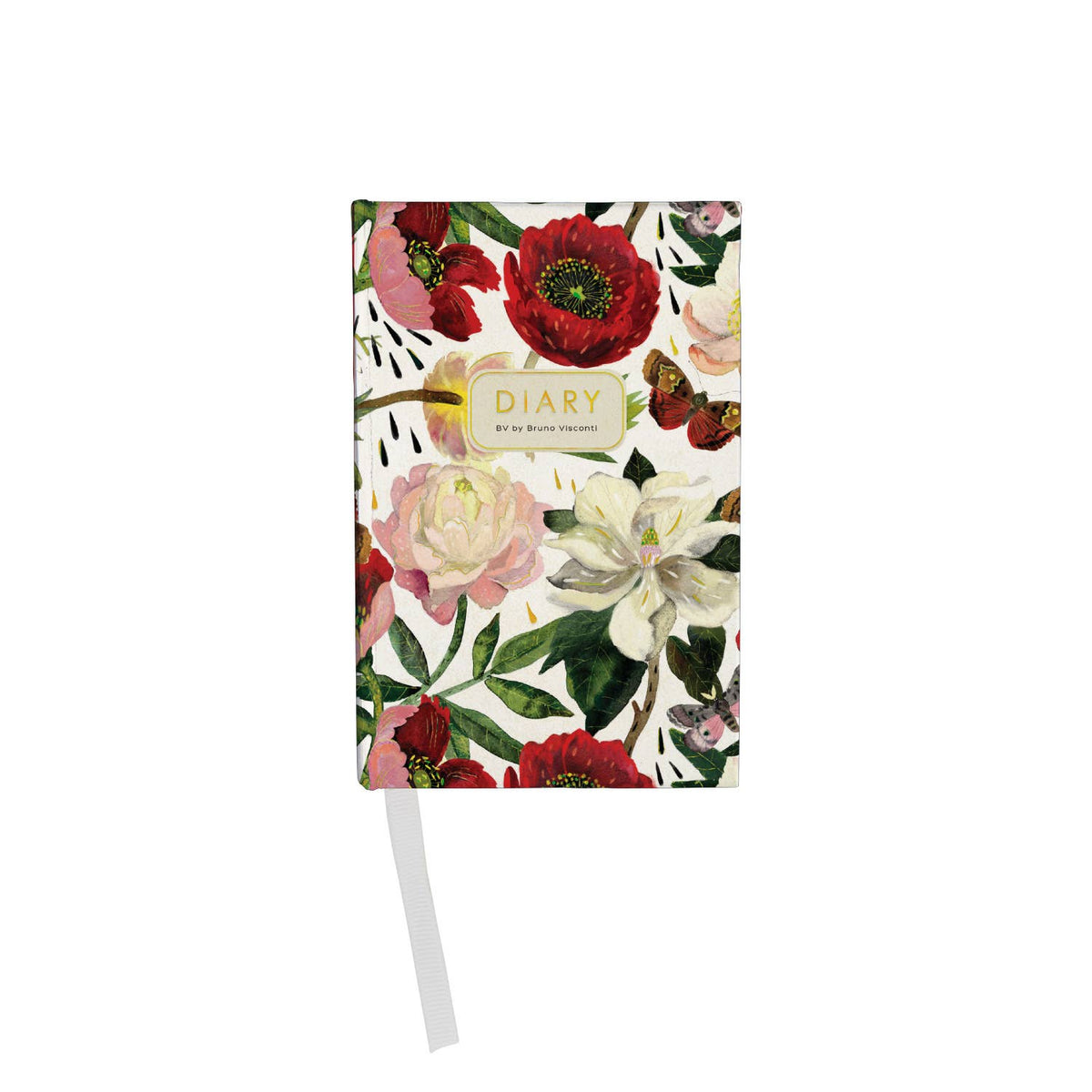 A7 Vegan Leather Pocket Planner - Peonies