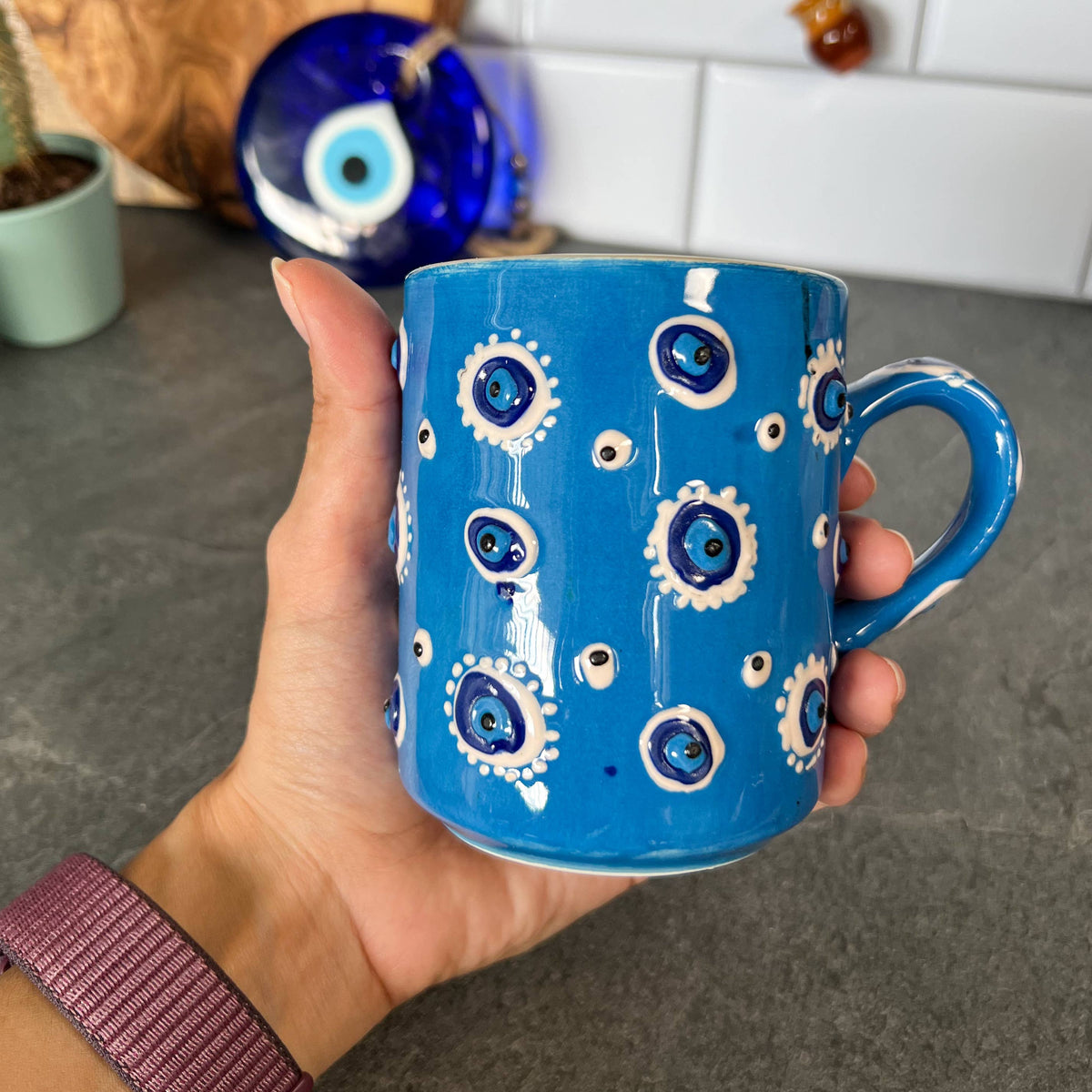 Handmade Ceramic Mug, Cute Kitchen Decor, Coffee Mug