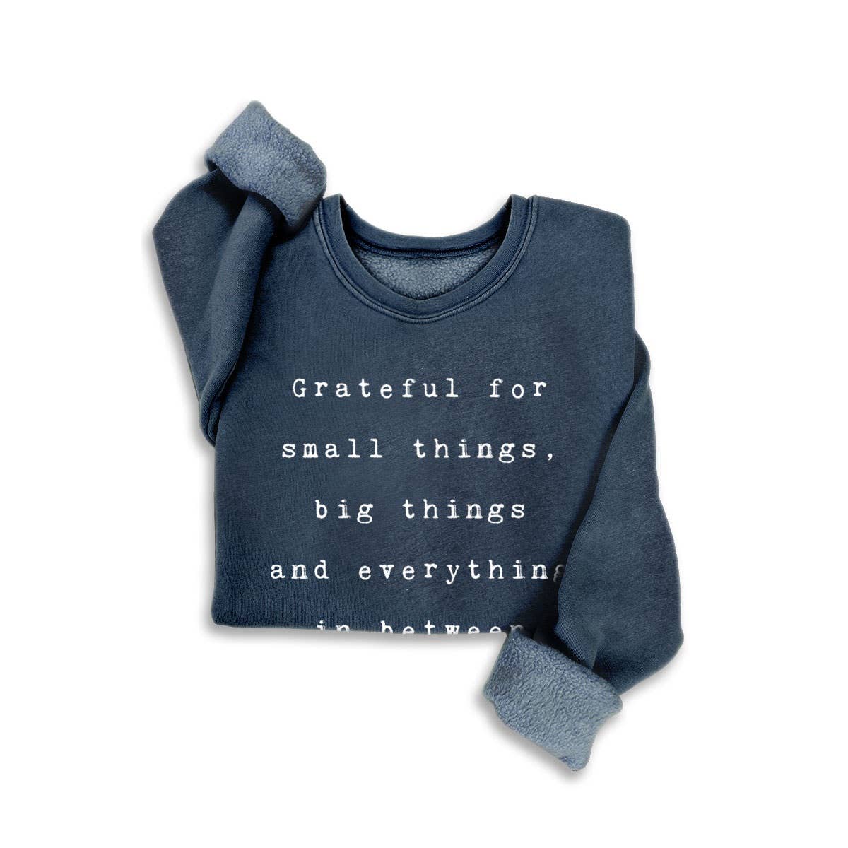 GRATEFUL FOR SMALL THINGS MINERAL SWEATSHIRTS