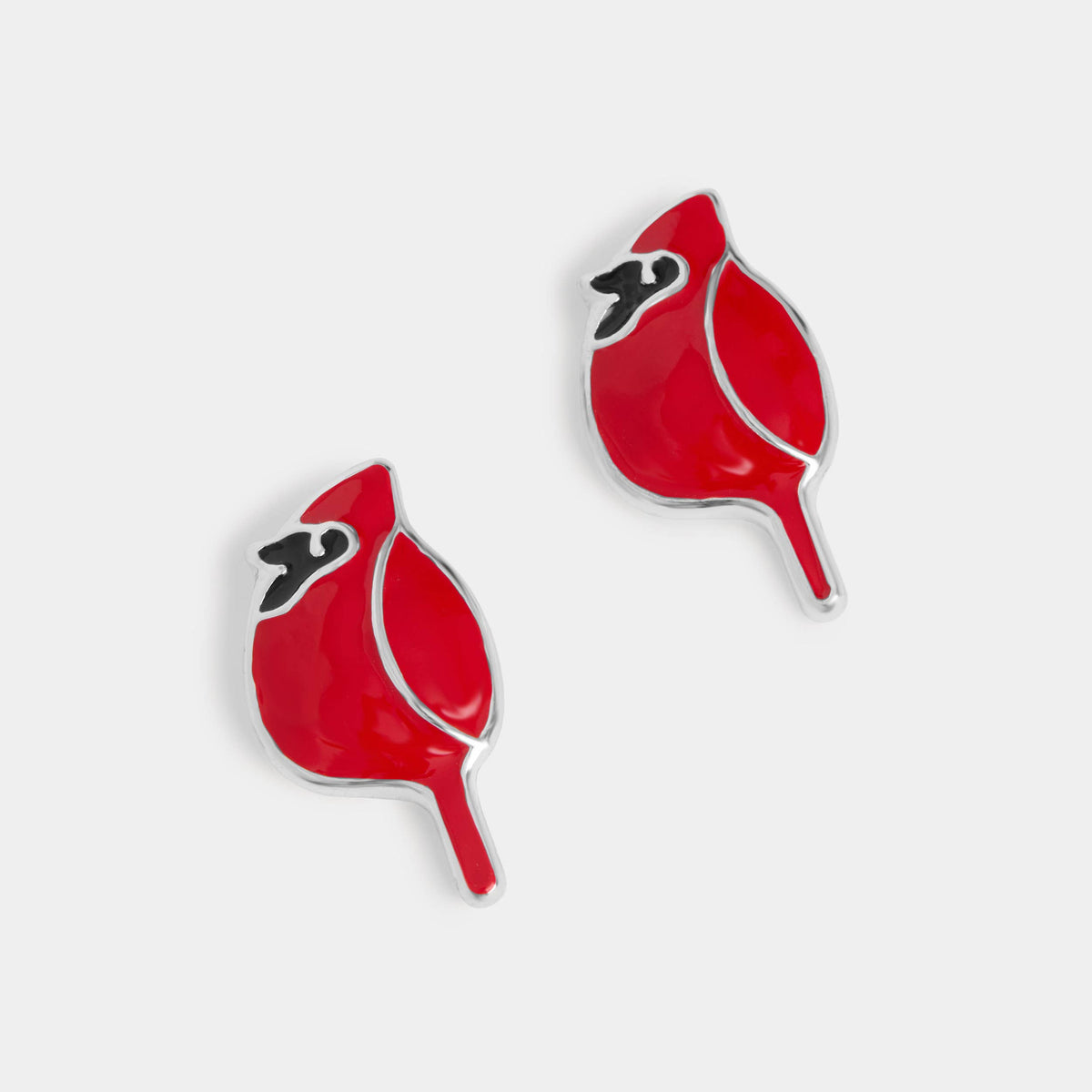 Cardinal Studs - Red