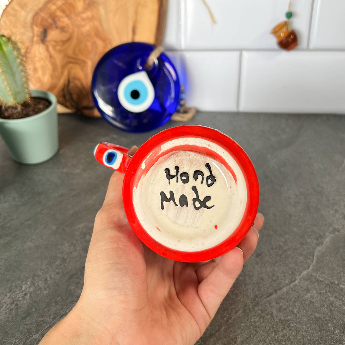 Handmade Ceramic Mug, Cute Kitchen Decor, Coffee Mug