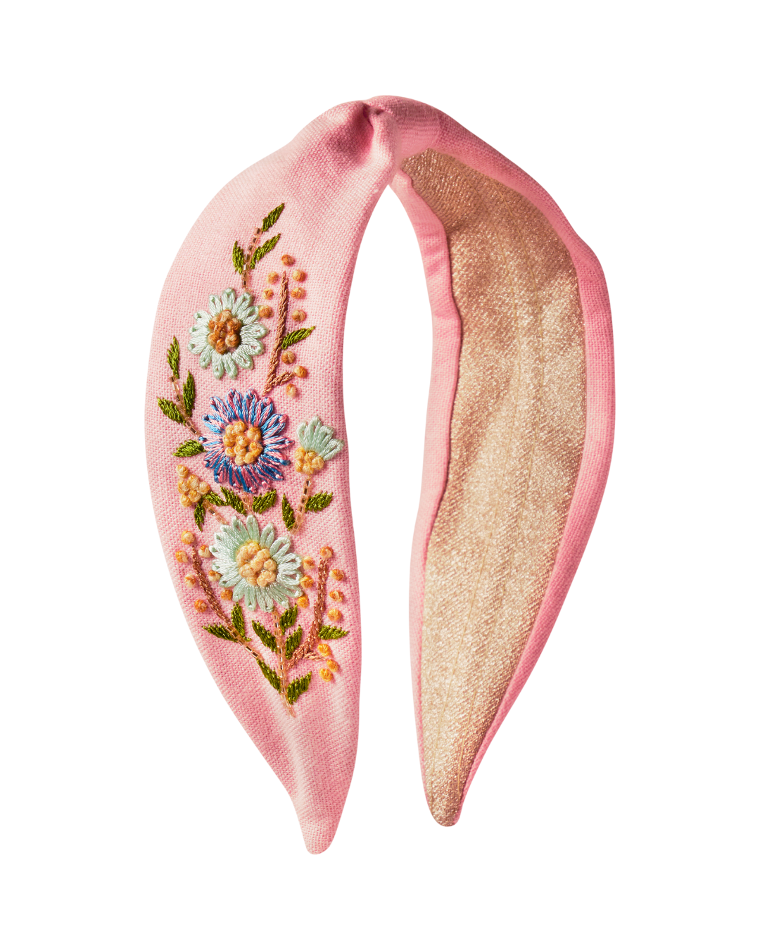 Embroidered Headband - Perfect Posie - Petal