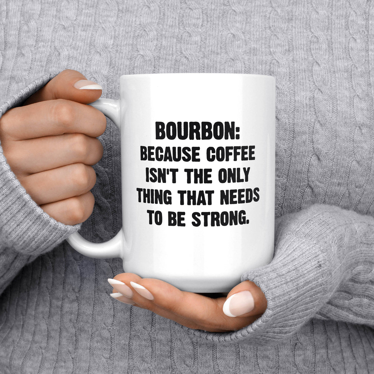 Funny Bourbon Coffee Mug