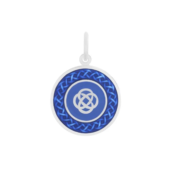 Family Knot Silver Indigo Medium