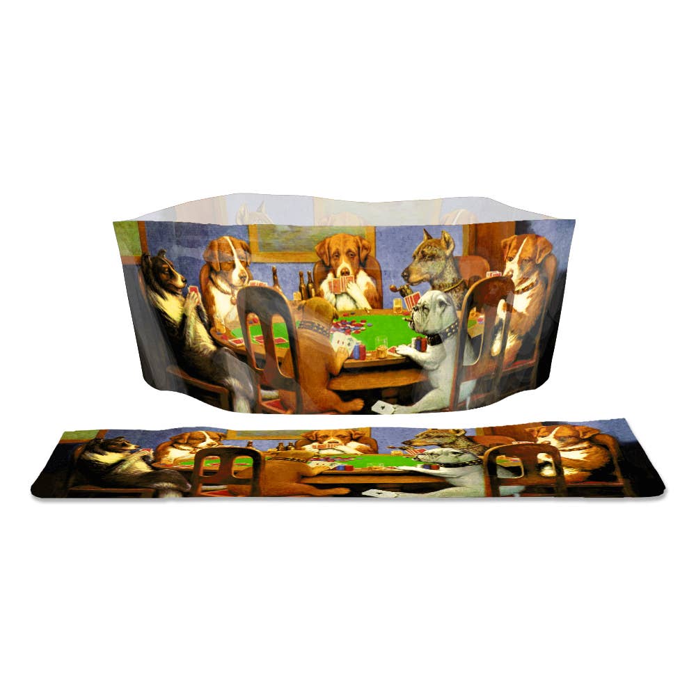 Dogs Playing Poker Dog Bowls