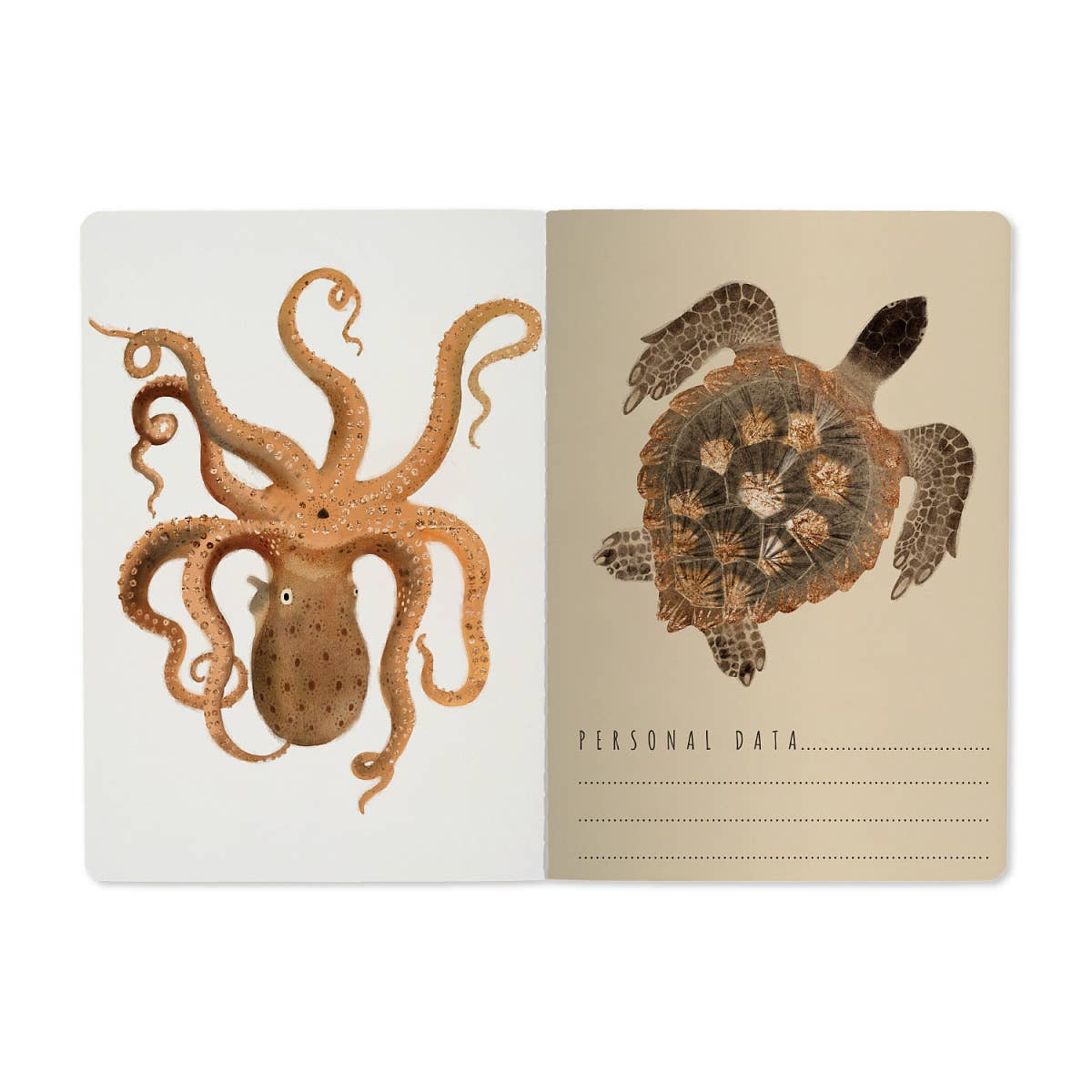 A6 Passport Notebook -   Deep Sea