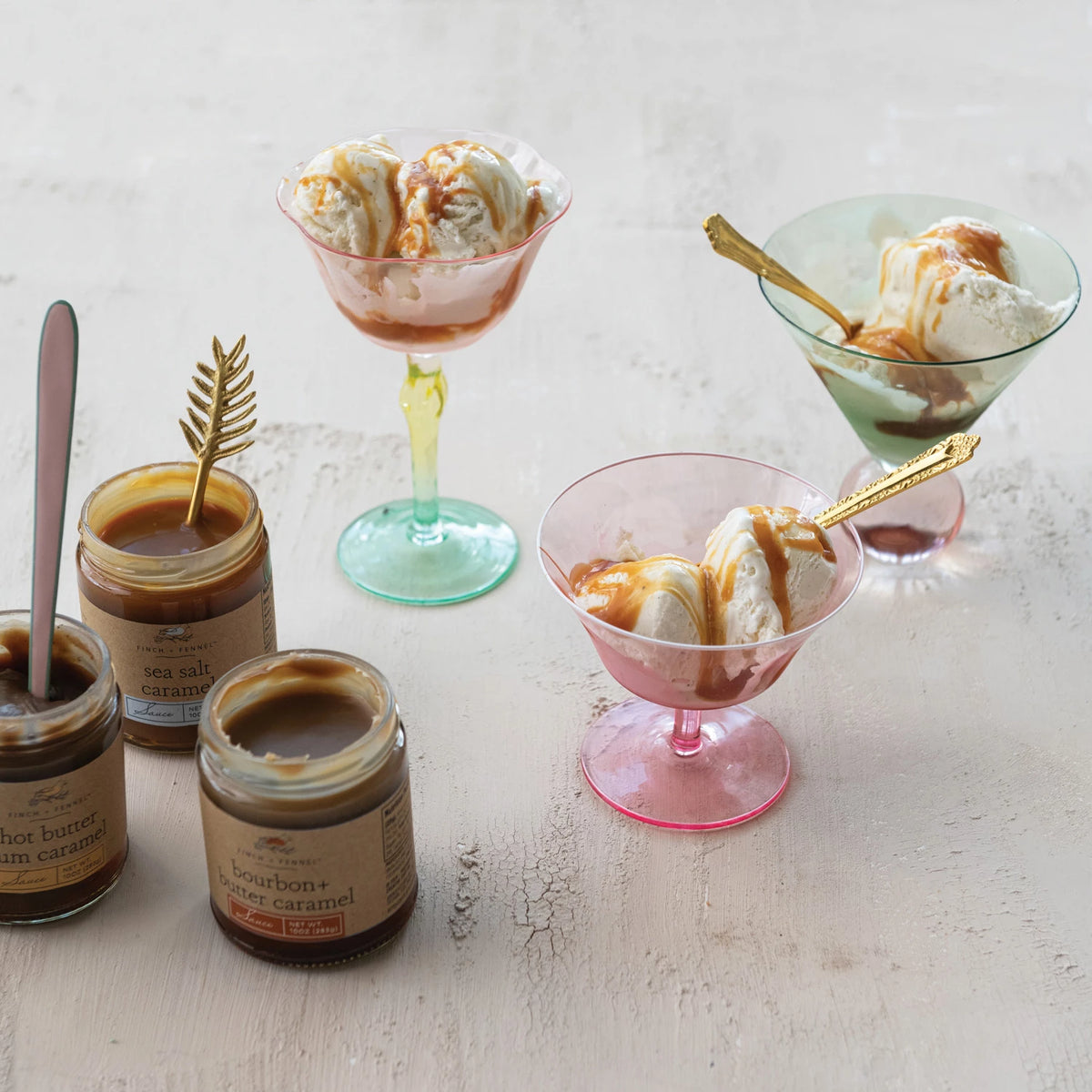 Finch + Fennel Hot Butter Rum Caramel Sauce