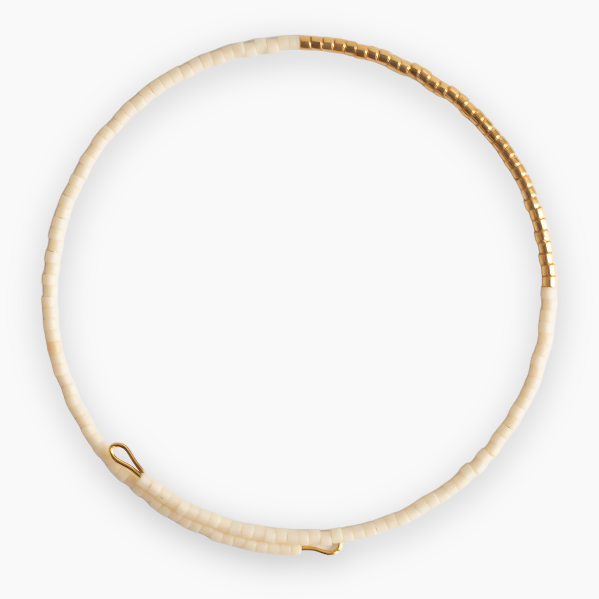 Norah Bangle-Ivory | Beaded Bracelet | Delicate Jewelry