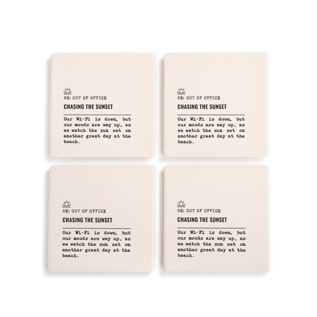 Chasing The Sunset Coasters Set of 4