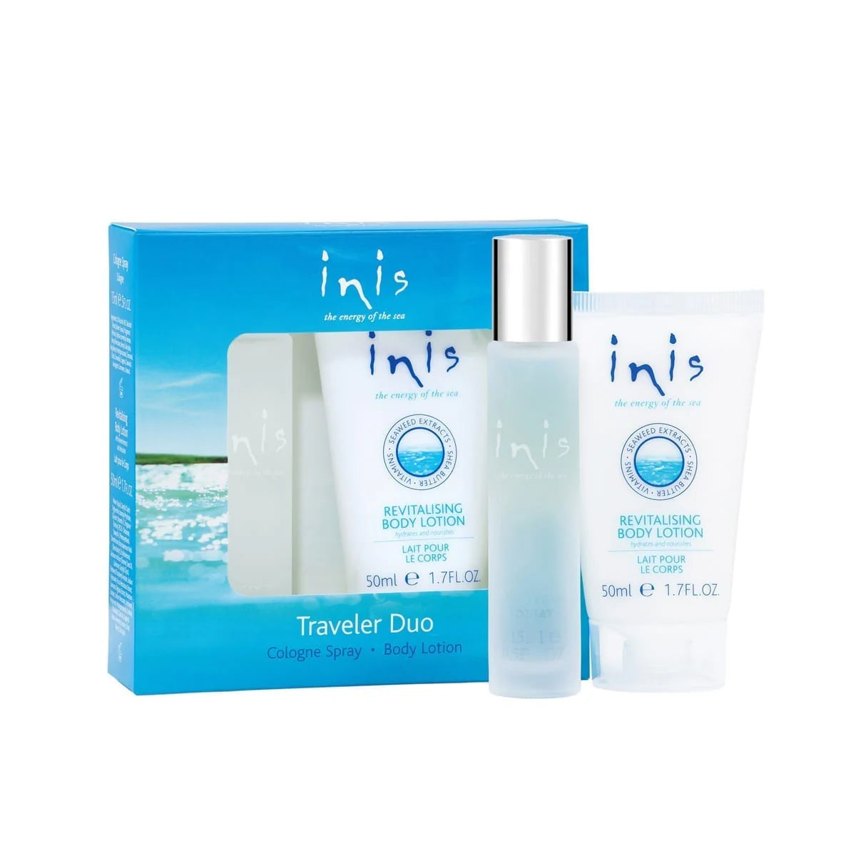 Inis Traveler Duo Cologne and Body Lotion Set