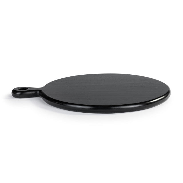 Ebony Round Wood Serving Board