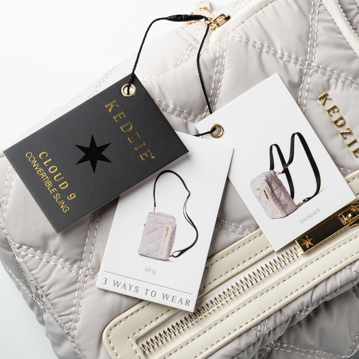 Kedzie® Cloud 9 Convertible Sling - 3 Colors