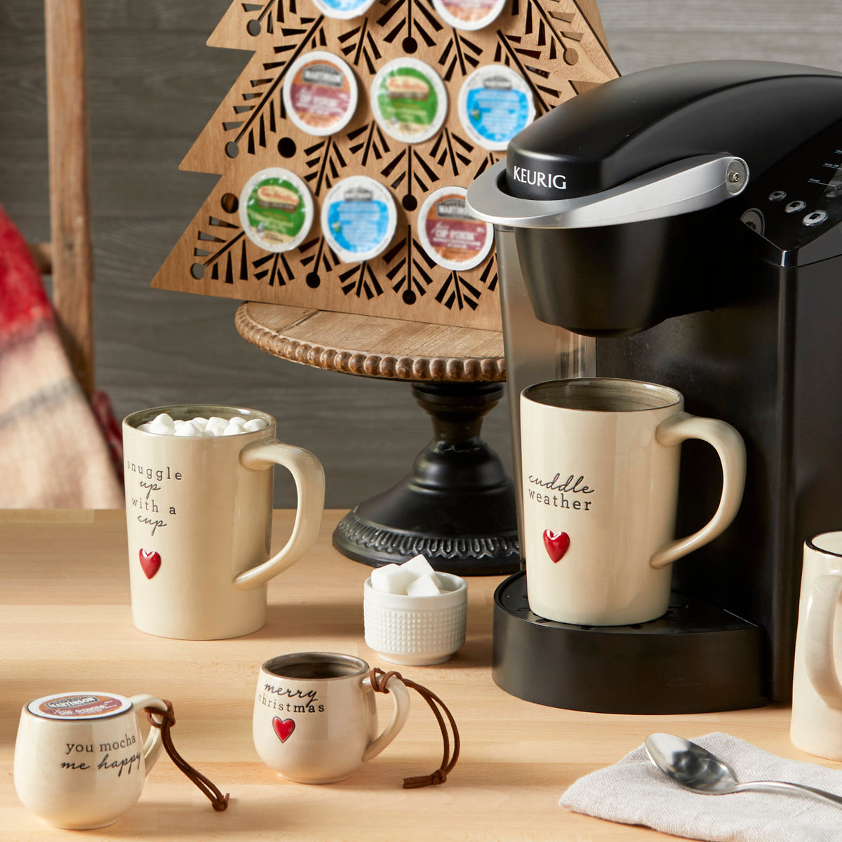 Coffee Pod Mug Ornament - 6 Styles