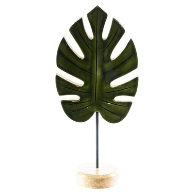 Carved Mango Leaf Decor - 3 Sizes