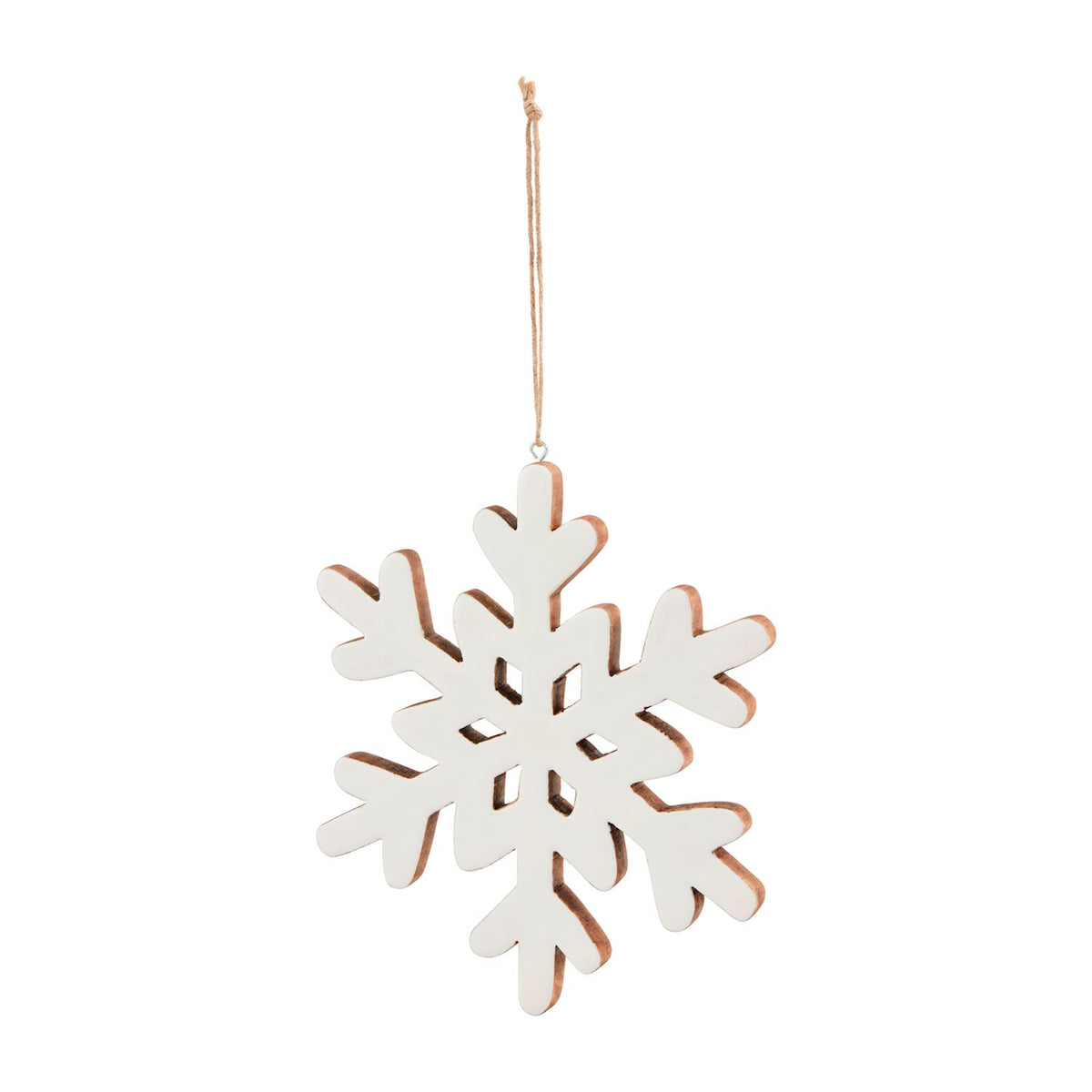 Enamel Snowflake Ornament - 3 Sizes