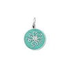 Octopus Silver Seafoam Pendant Small