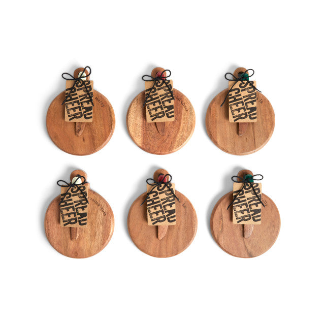 Holiday Mini Wood Serving Board - 6 Styles