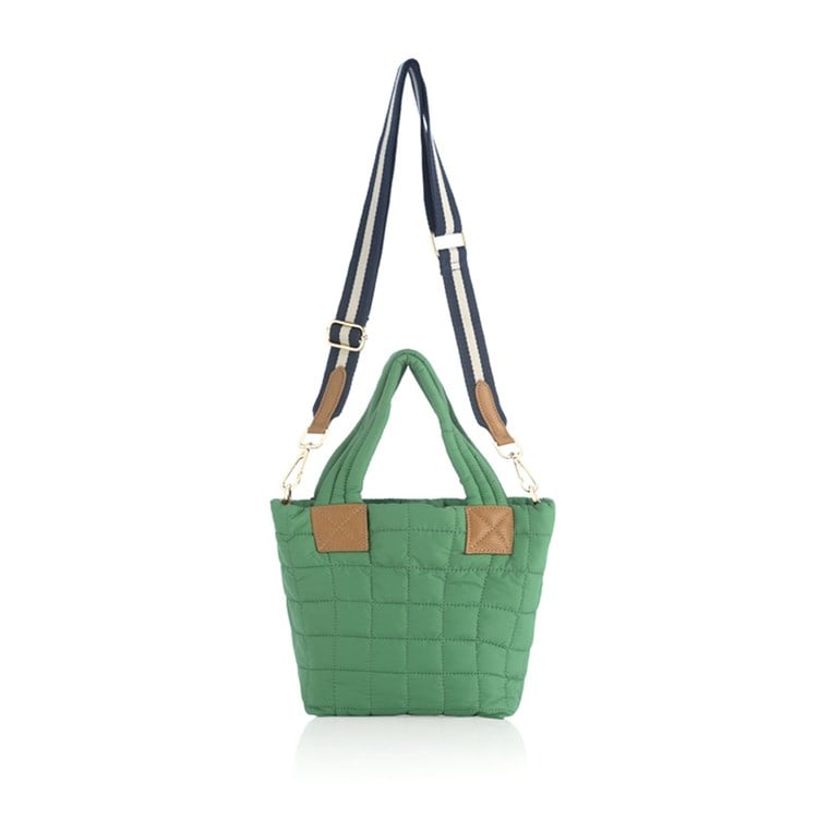 Green Ezra Mini Tote Cross-Body