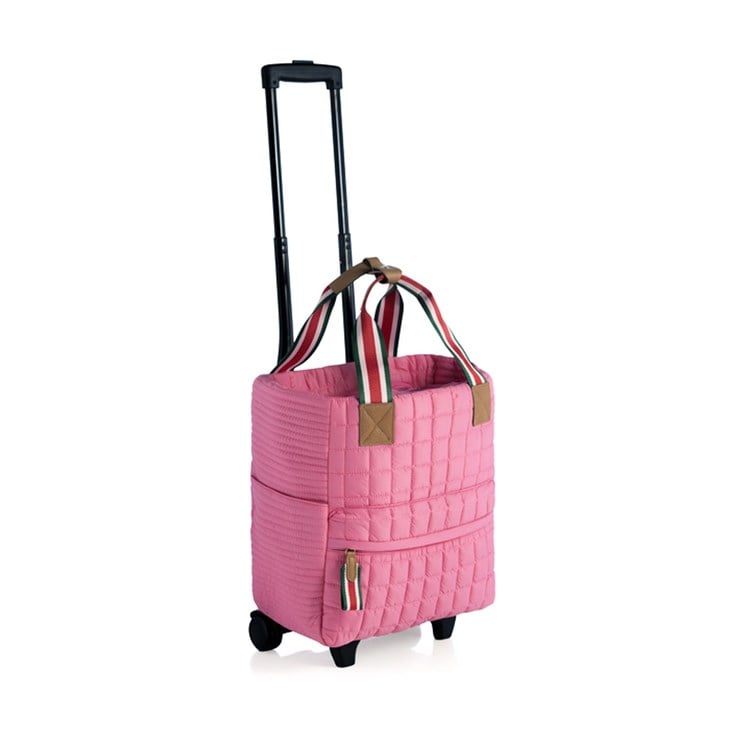 Pink Ezra Roller Tote