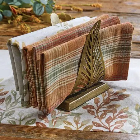 Harvest Gold Leaf Napkin Holder