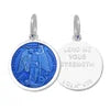 St. Michael Periwinkle Pendant Small