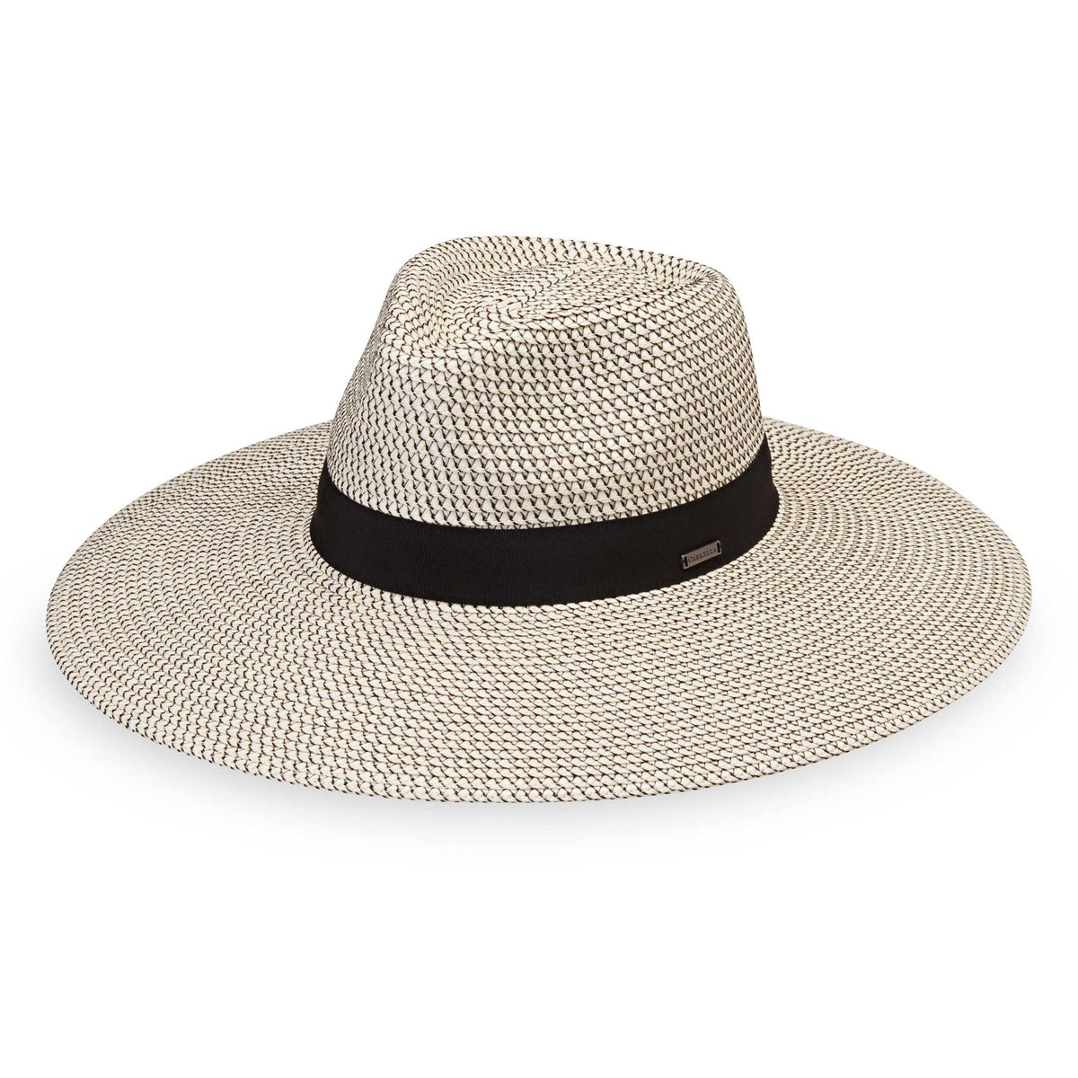 Kerrigan Carkella Hat in Ivory with Black Trim