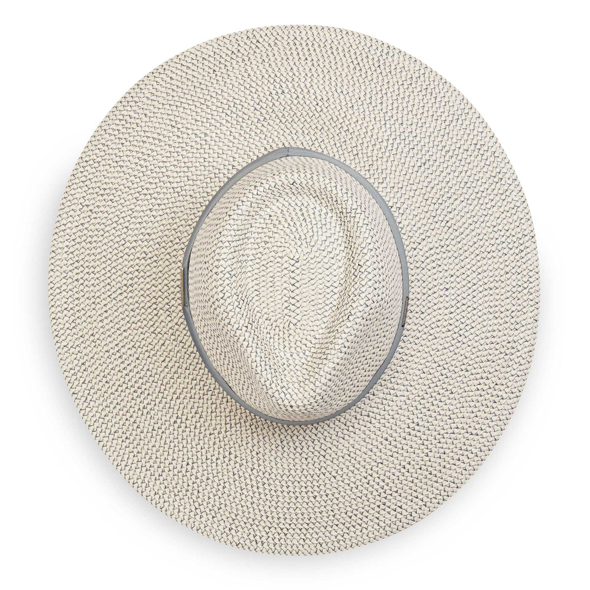 Kerrigan Carkella Hat in Ivory with Cloud Grey Trim