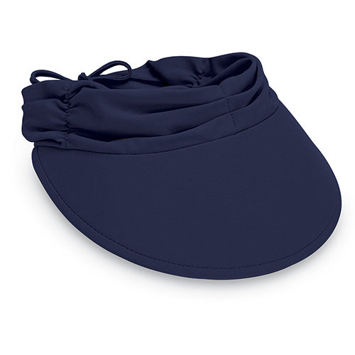 Aqua Wallaroo Visor in Navy
