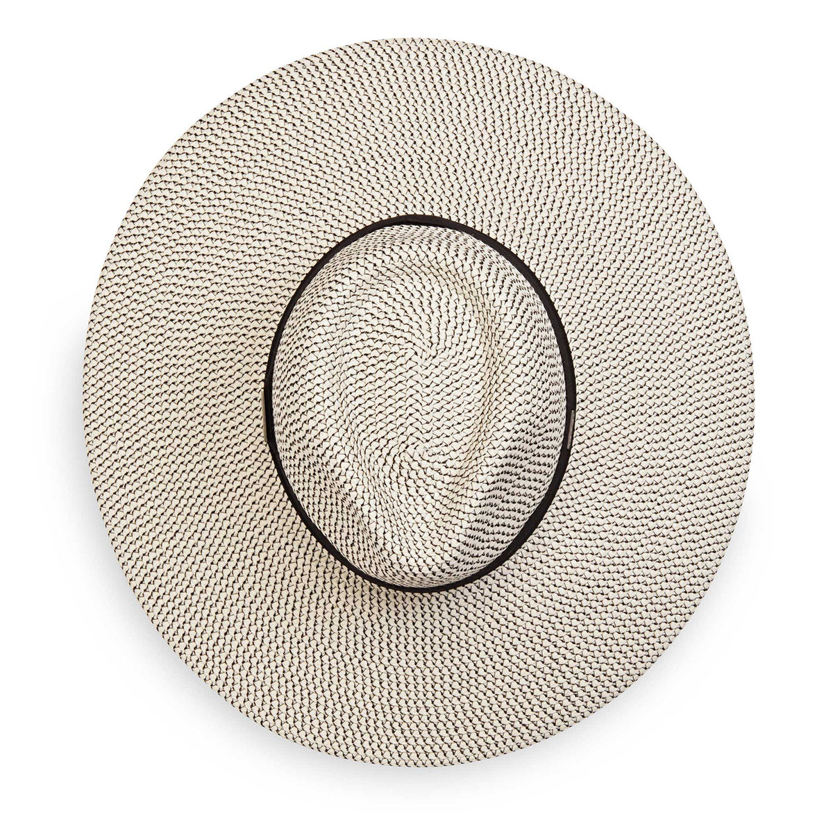 Kerrigan Carkella Hat in Ivory with Black Trim