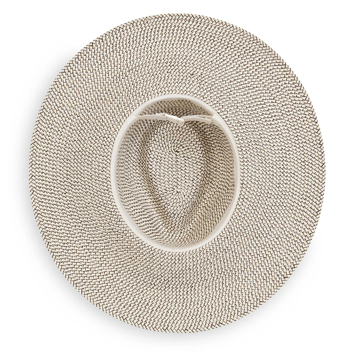 Kerrigan Carkella Hat in Ivory with Black Trim