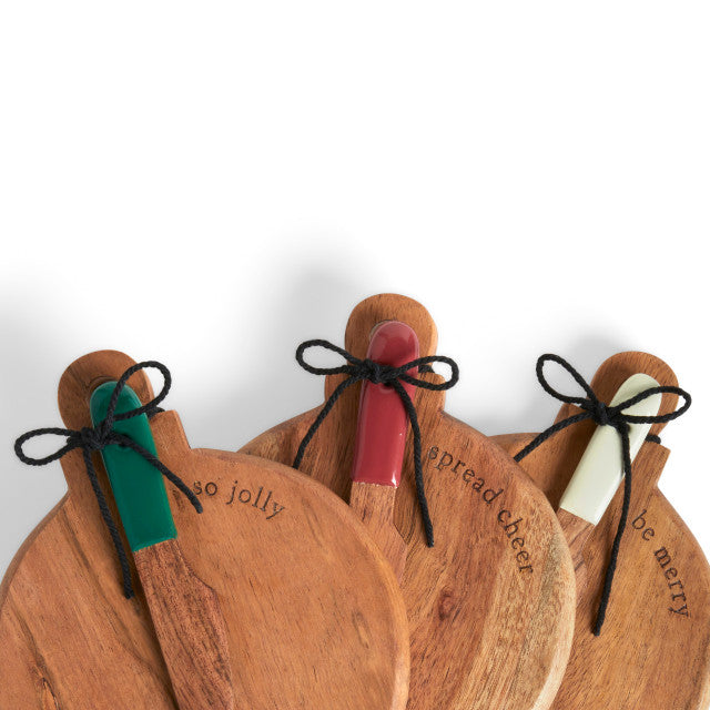 Holiday Mini Wood Serving Board - 6 Styles