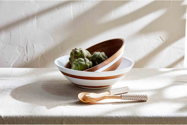 Wood Strap Nested Bowl, 2 sizes available