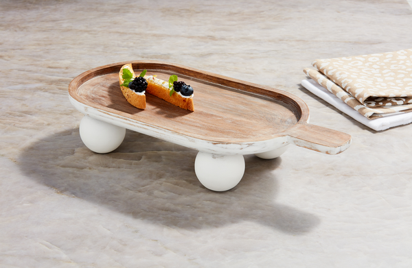 Mango Wood Bead Footed Paddle Board