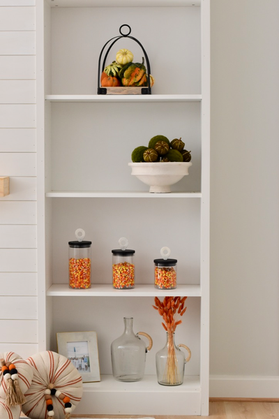 Glass 11.5" Jug with Wicker Wrapped Handle