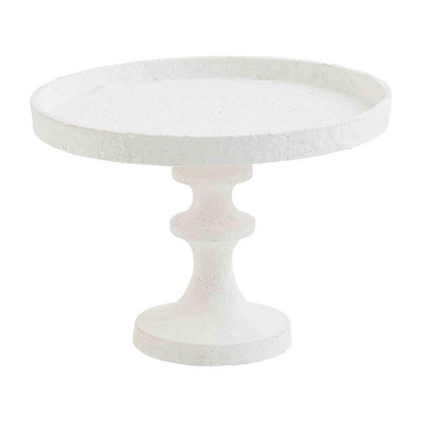 White Pedestal Server - 2 Sizes
