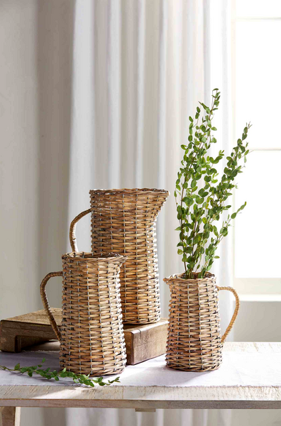 Wicker Willow Pitcher - 3 Sizes